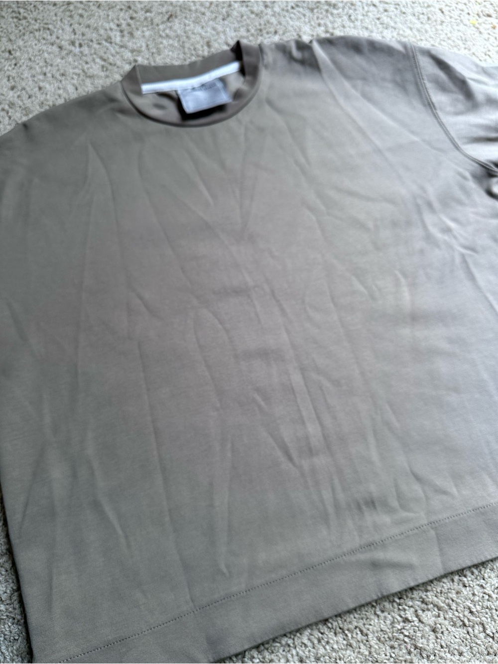 Men's Short-Sleeve Crew Tee in Taupe